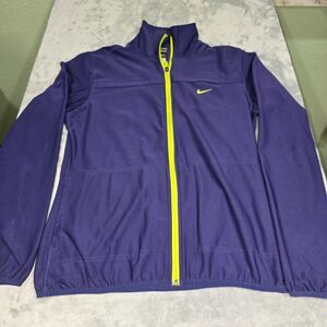 Nike long sleeve purple zip up jacket Size Large- Women’s Lightweight